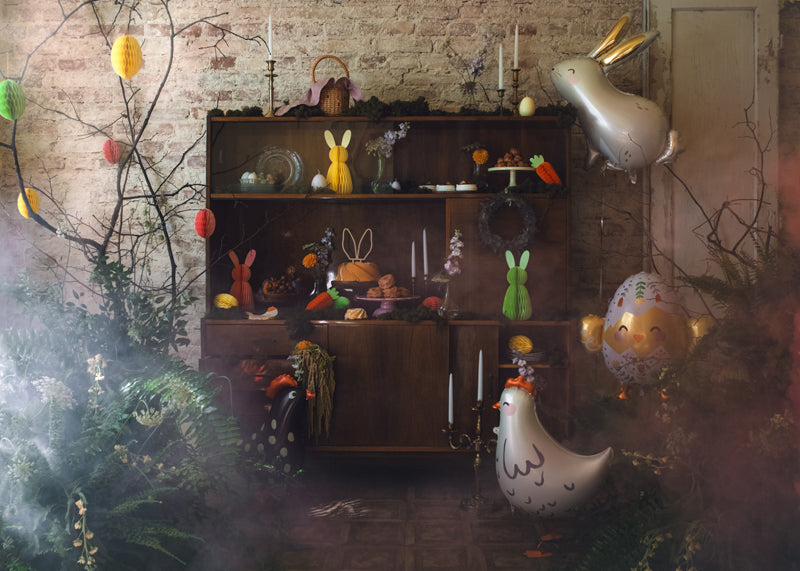 Folija balons Hen, 48x60 cm, dažādas krāsas (Foil balloon Hen, mix)