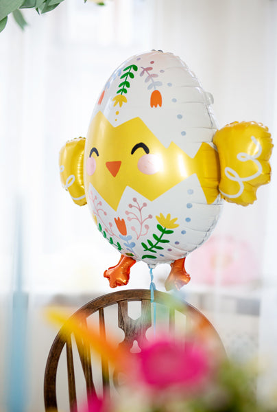 Folija balons Chick, 78.5x64.5cm, dažādas krāsas (Foil balloon Chick, mix)