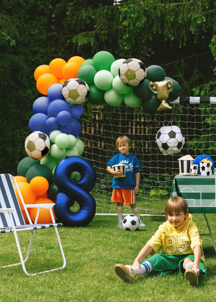 Folija balons Cipars '8', 86cm, tumši zils (Foil Balloon Number '8', navy)