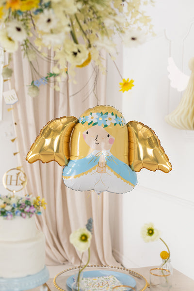 Folija balons Angel,103x58 cm, dažādas krāsas (Foil balloon Angel, mix)