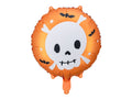 Folija balons Skull, 45 cm, dažādas krāsas (Foil balloon Skull, mix)