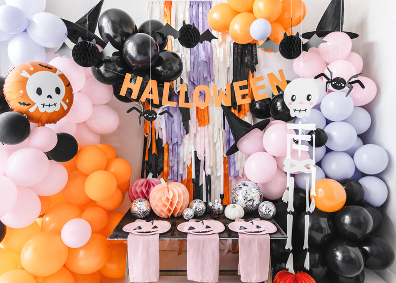 Folija balons Skull, 45 cm, dažādas krāsas (Foil balloon Skull, mix)