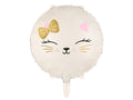 Folija balons Kaķis, 45 cm, dažādas krāsas (Foil balloon Cat, mix)