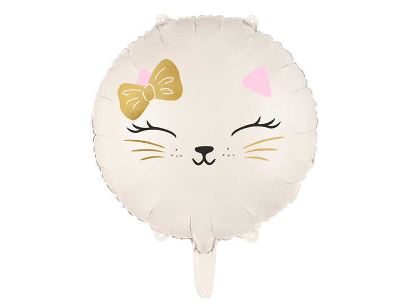 Folija balons Kaķis, 45 cm, dažādas krāsas (Foil balloon Cat, mix)