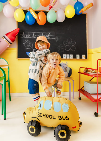 Stāvošs folija balons Bus, 36x66 cm (Standing foil balloon Bus)