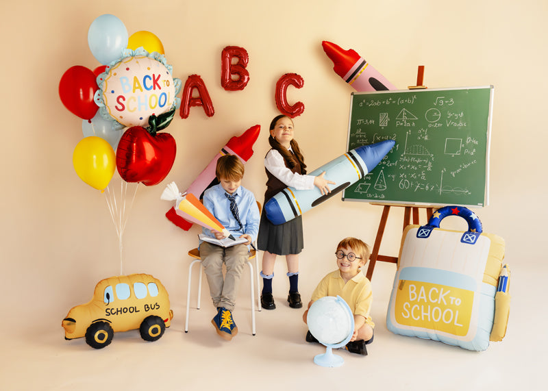 Stāvošs folija balons Bus, 36x66 cm (Standing foil balloon Bus)