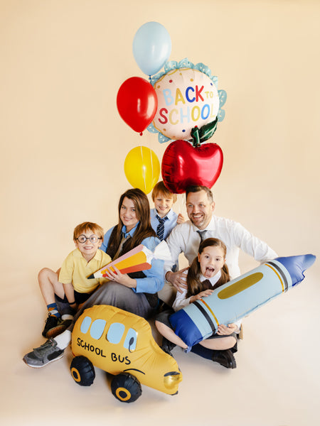 Stāvošs folija balons Bus, 36x66 cm (Standing foil balloon Bus)