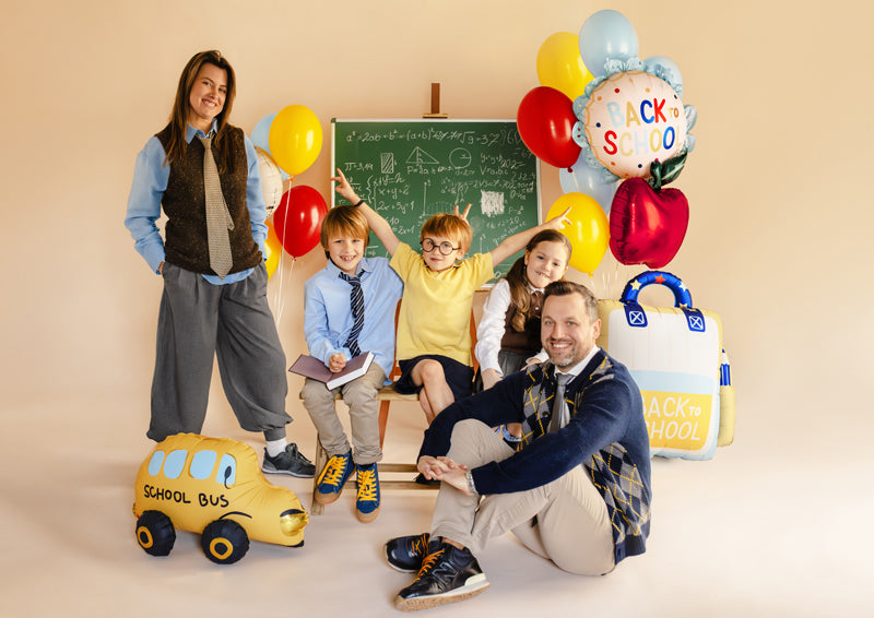 Stāvošs folija balons Bus, 36x66 cm (Standing foil balloon Bus)
