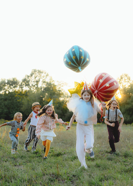 Folija balons Starry Bumba, 75 cm, sarkans (Foil balloon Starry ball, red)
