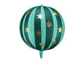 Folija balons Starry Bumba, 75 cm, zaļš (Foil balloon Starry ball, green)