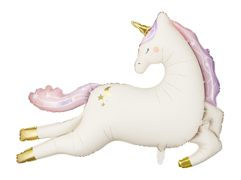 Folija balons Vienradzis, 113x83 cm, dažādas krāsas (Foil Balloon Unicorn, mix)