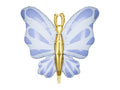 Folija balons Butterfly, 69x69 cm, zils (Foil Balloon Butterfly, blue)