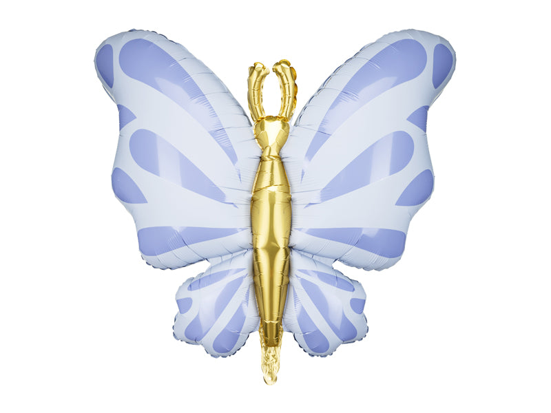 Folija balons Butterfly, 69x69 cm, zils (Foil Balloon Butterfly, blue)