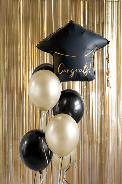 Folija balons Cap ''Congrats!'', 60x55 cm, dažādas krāsas (Foil Balloon Cap ''Congrats!'', mix)