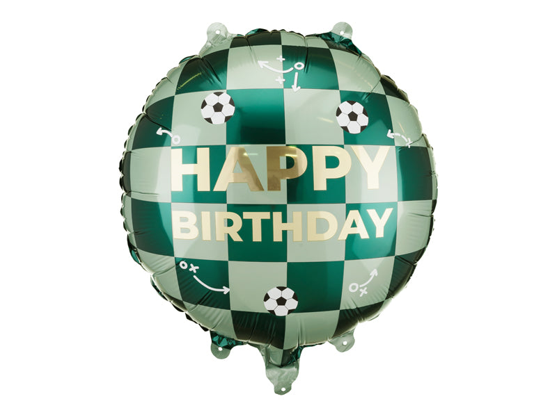 Happy Dzimšanas diena Folija balons with Balls, 35x35 cm, dažādas krāsas (Happy Birthday Foil Balloon with Balls, mix)