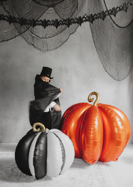 Stāvošs folija balons 3D Pumpkin, 90x90 cm, oranžs (Standing Foil Balloon 3D Pumpkin, orange)