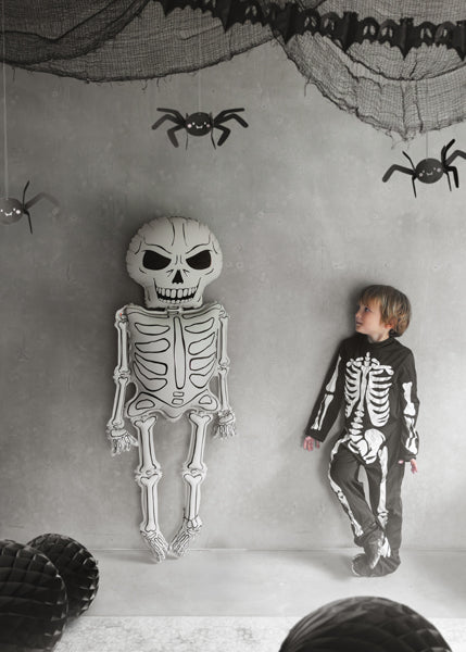 Folija balons Skeleton XXL, 46x129 cm, dažādas krāsas (Foil Balloon Skeleton XXL, mix)