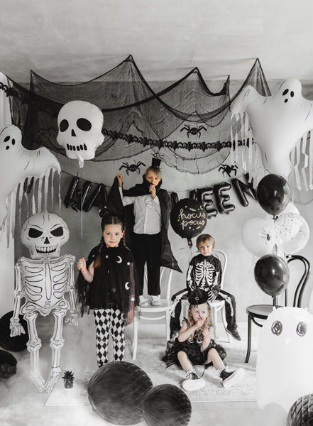 Folija balons Skeleton XXL, 46x129 cm, dažādas krāsas (Foil Balloon Skeleton XXL, mix)