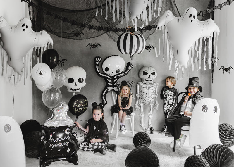Folija balons Skeleton XXL, 46x129 cm, dažādas krāsas (Foil Balloon Skeleton XXL, mix)