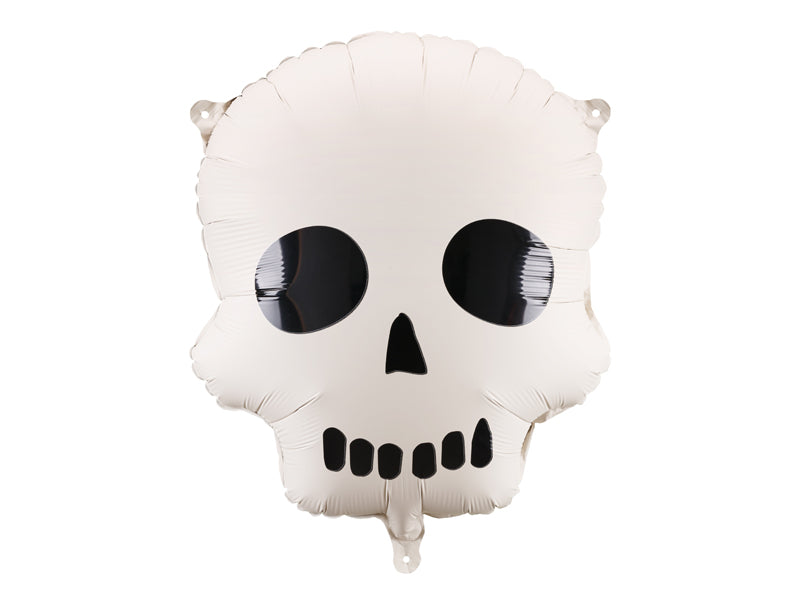 Folija balons Skull, 36x41 cm, dažādas krāsas (Foil Balloon Skull, mix)