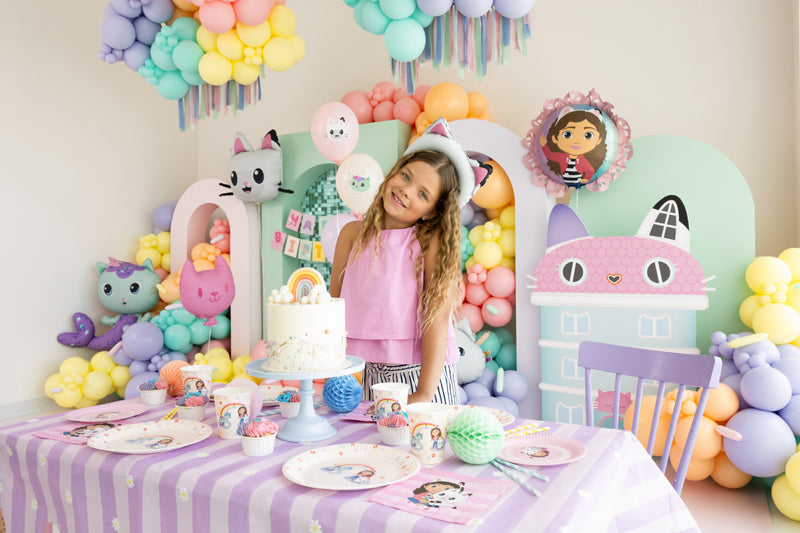 Gabby's Dollhouse Folija balons with Ruffle, 52x52 cm, dažādas krāsas (Gabby's Dollhouse Foil Balloon with Ruffle, mix)