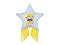 Folija balons Zvaigzne with Taseļi Minions, 72x72 cm, dažādas krāsas (Foil balloon Star with tassels Minions, mix)