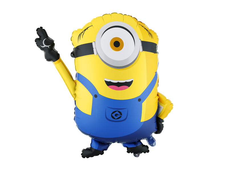 Folija balons Minion Mel, 72x64 cm, dažādas krāsas (Foil balloon Minion Mel, mix)