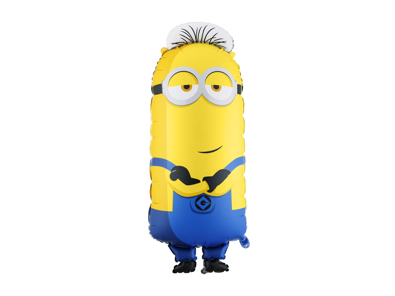 Folija balons Minion Tim, 40x100 cm, dažādas krāsas (Foil balloon Minion Tim, mix)