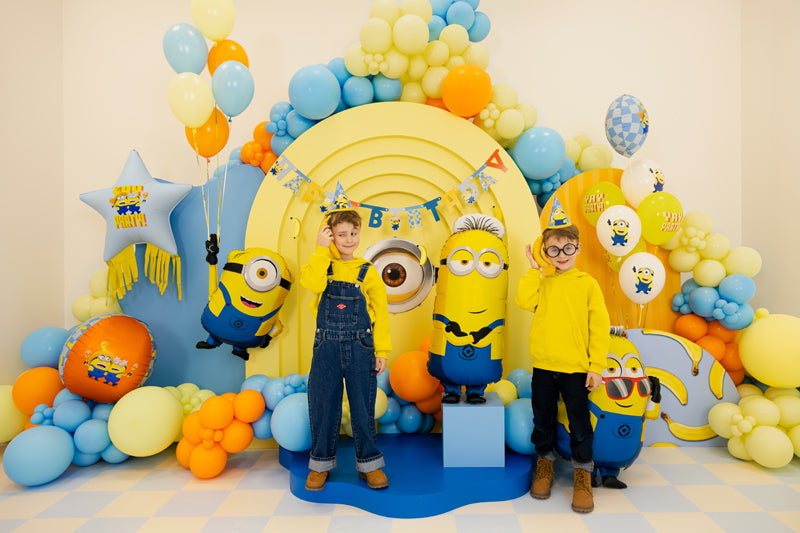 Folija balons Minion Tim, 40x100 cm, dažādas krāsas (Foil balloon Minion Tim, mix)