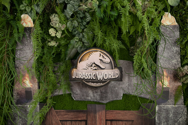 Folija balons Jurassic World Logo, 45x37 cm, dažādas krāsas (Foil balloon Jurassic World Logo, mix)