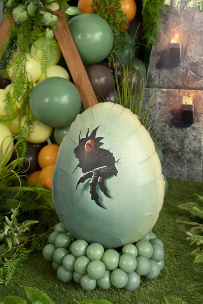 Folija balons Jurassic World Dinosaur Egg, 48x64 cm, dažādas krāsas (Foil balloon Jurassic World Dinosaur Egg, mix)