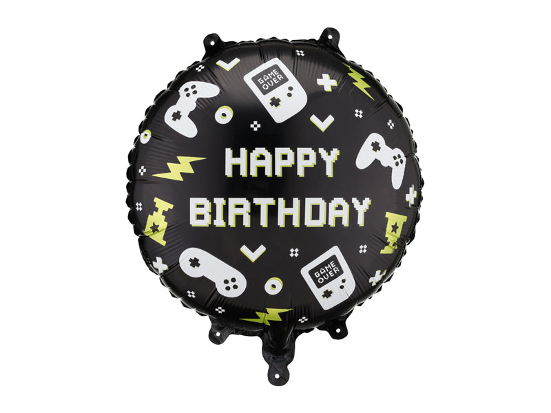Folija balons tablet ''Happy Dzimšanas diena'', 35x35 cm, dažādas krāsas (Foil balloon tablet ''Happy Birthday'', mix)