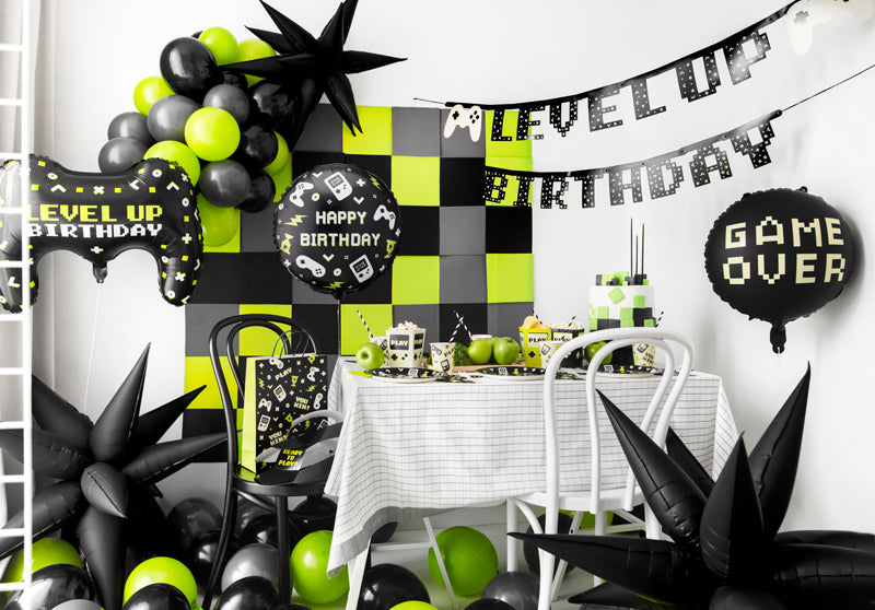 Folija balons tablet ''Happy Dzimšanas diena'', 35x35 cm, dažādas krāsas (Foil balloon tablet ''Happy Birthday'', mix)