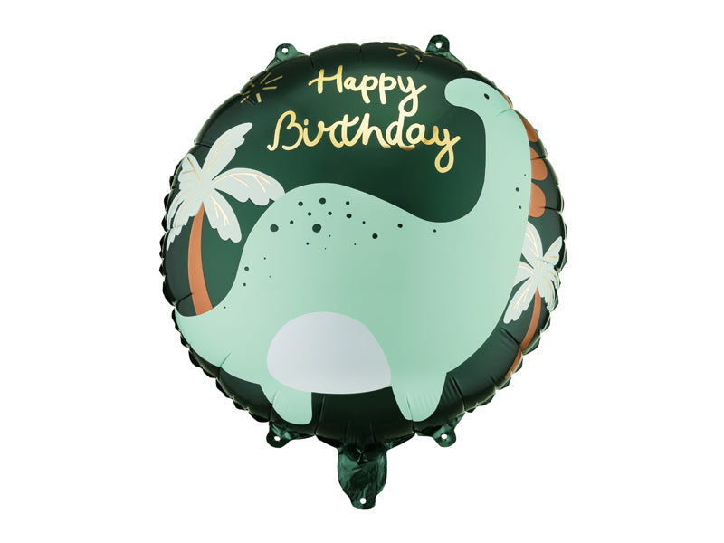 Folija balons Disc Brontosaurus, 35x35 cm, dažādas krāsas (Foil Balloon Disc Brontosaurus, mix)