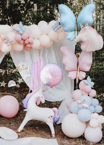Folija balons Vienradzis, 52x61 cm, dažādas krāsas (Foil balloon Unicorn, mix)