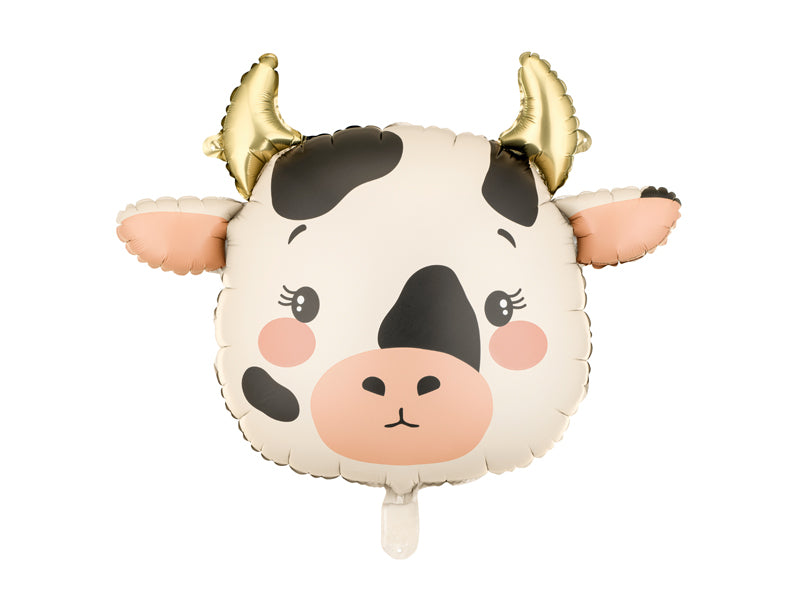 Folija balons Govs, 57x47 cm, dažādas krāsas (Foil balloon Cow, mix)