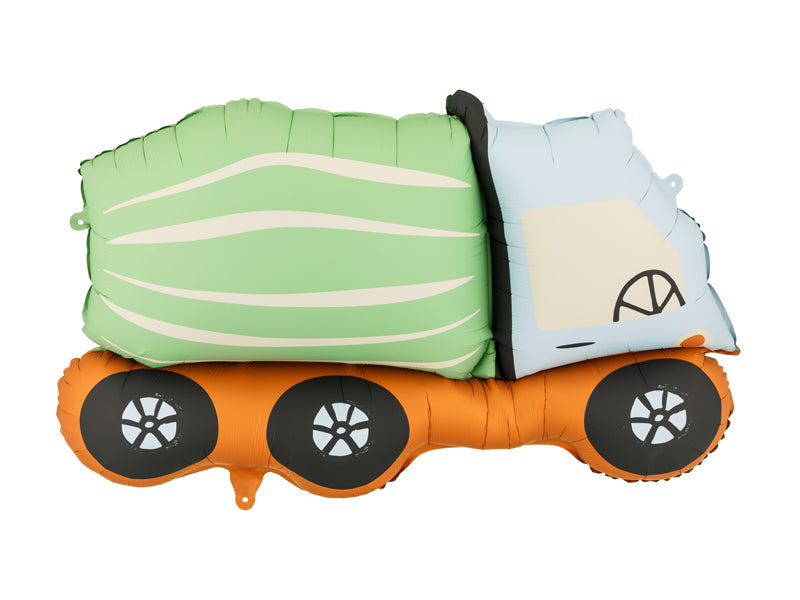 Folija balons Concrete Mixer, 81x48 cm, dažādas krāsas (Foil balloon Concrete Mixer, mix)