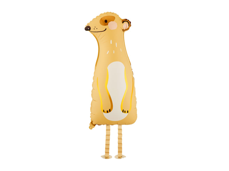 Stāvošs folija balons Meerkat, 28x70 cm, dažādas krāsas (Standing foil balloon Meerkat, mix)