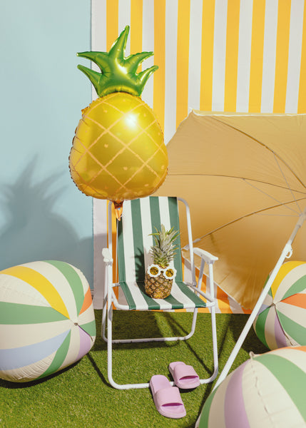 Folija balons Pineapple, 38x68 cm, yellow (Foil balloon Pineapple, yellow)