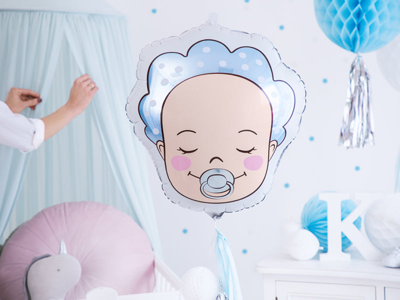 Folija balons Baby - Boy, 40x45cm, dažādas krāsas (Foil balloon Baby - Boy, mix)