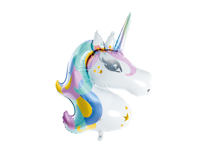 Folija balons Vienradzis, 73x90cm, dažādas krāsas (Foil balloon Unicorn, mix)