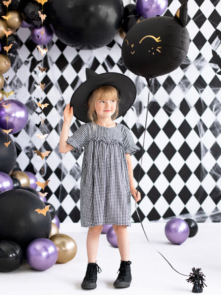 Folija balons Kaķis, 48x36cm, melns (Foil Balloon Cat, black)
