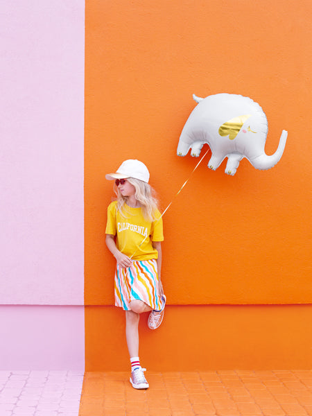 Folija balons Elephant, 83x58 cm, dažādas krāsas (Foil Balloon Elephant, mix)