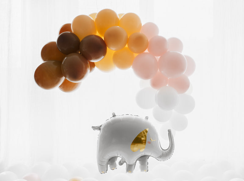 Folija balons Elephant, 83x58 cm, dažādas krāsas (Foil Balloon Elephant, mix)