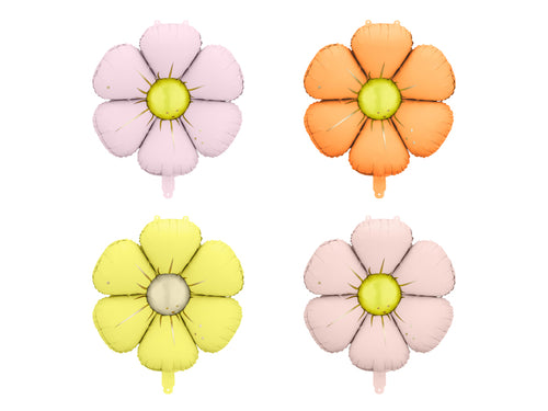 Foil Baloni for Daisy garlands, diameter 65 cm, dažādas krāsas (Foil balloons for Daisy garlands, diameter, mix)