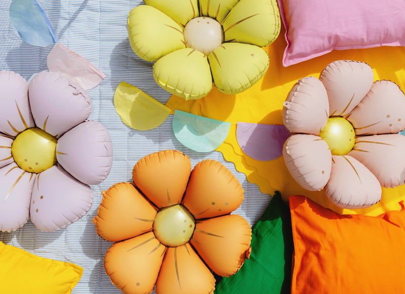 Foil Baloni for Daisy garlands, diameter 65 cm, dažādas krāsas (Foil balloons for Daisy garlands, diameter, mix)