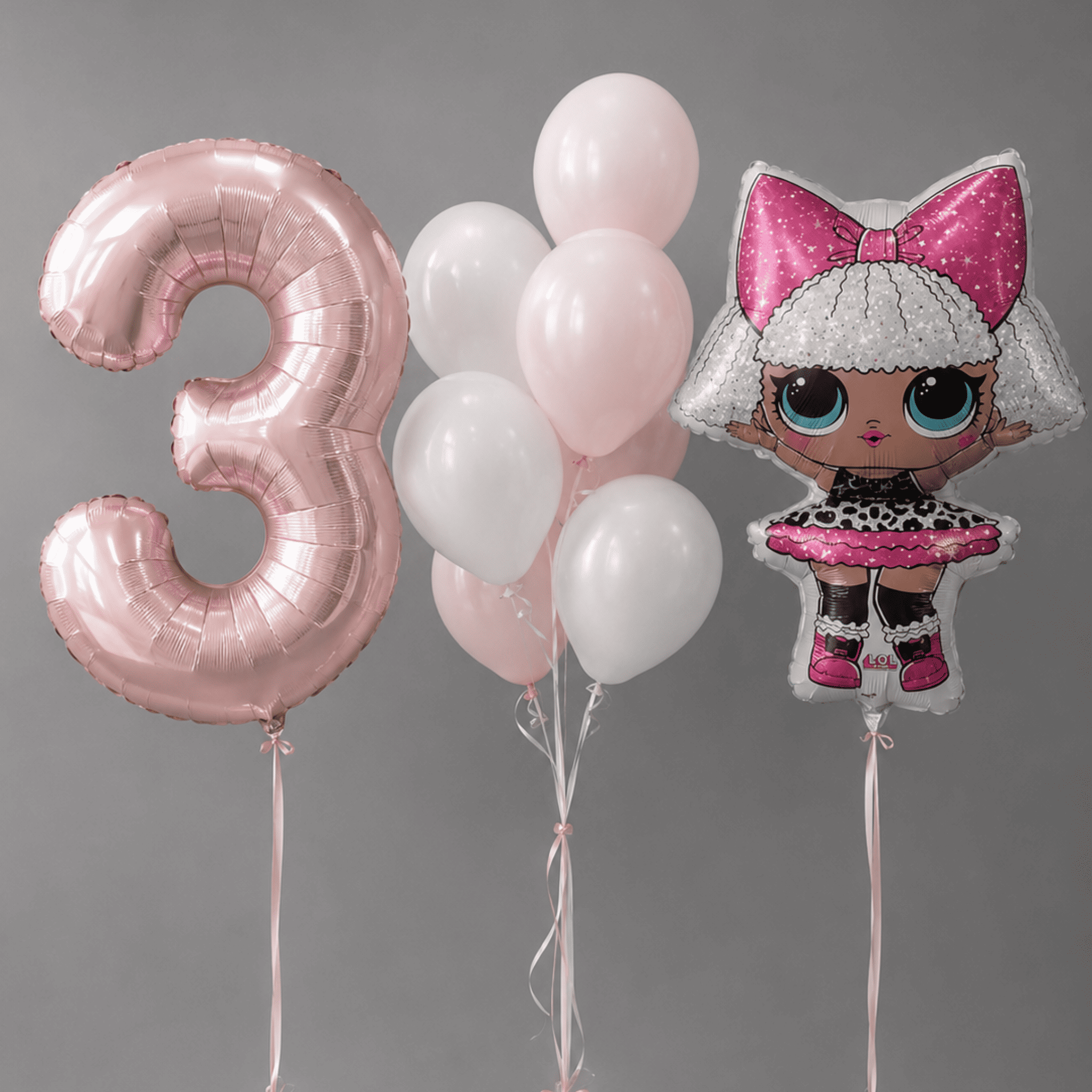 Hēlija balonu kompozīcija mini LOL