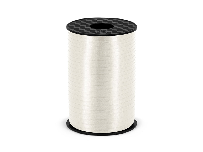 Plastmasas lente, balts, 5mm/225m (Plastic ribbon, white, 5mm/225m)
