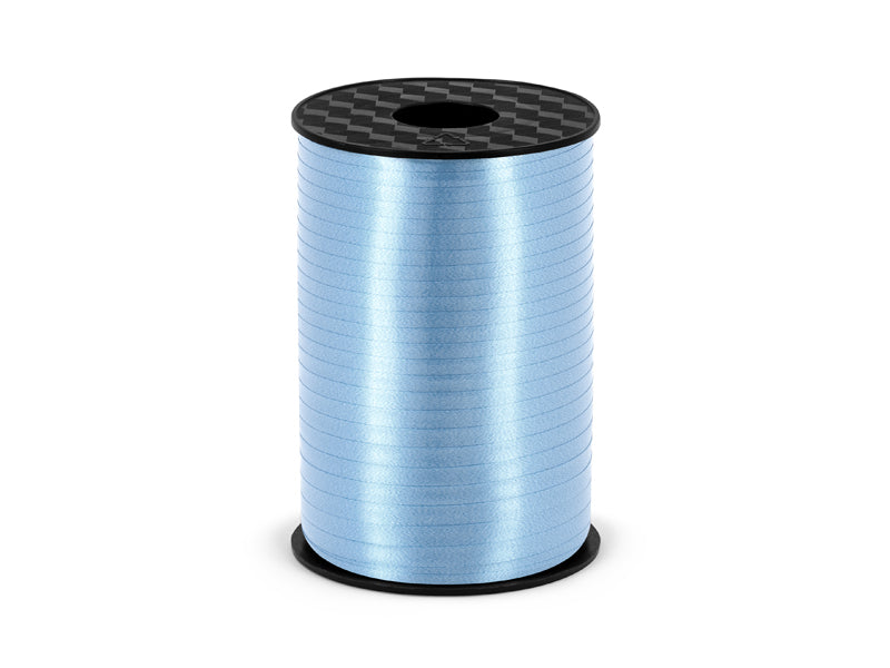 Plastmasas lente, sky-zils, 5mm/225m (Plastic ribbon, sky-blue, 5mm/225m)