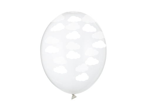 Baloni 30cm, Clouds, Crystal Clear (Balloons, Clouds, Crystal Clear)